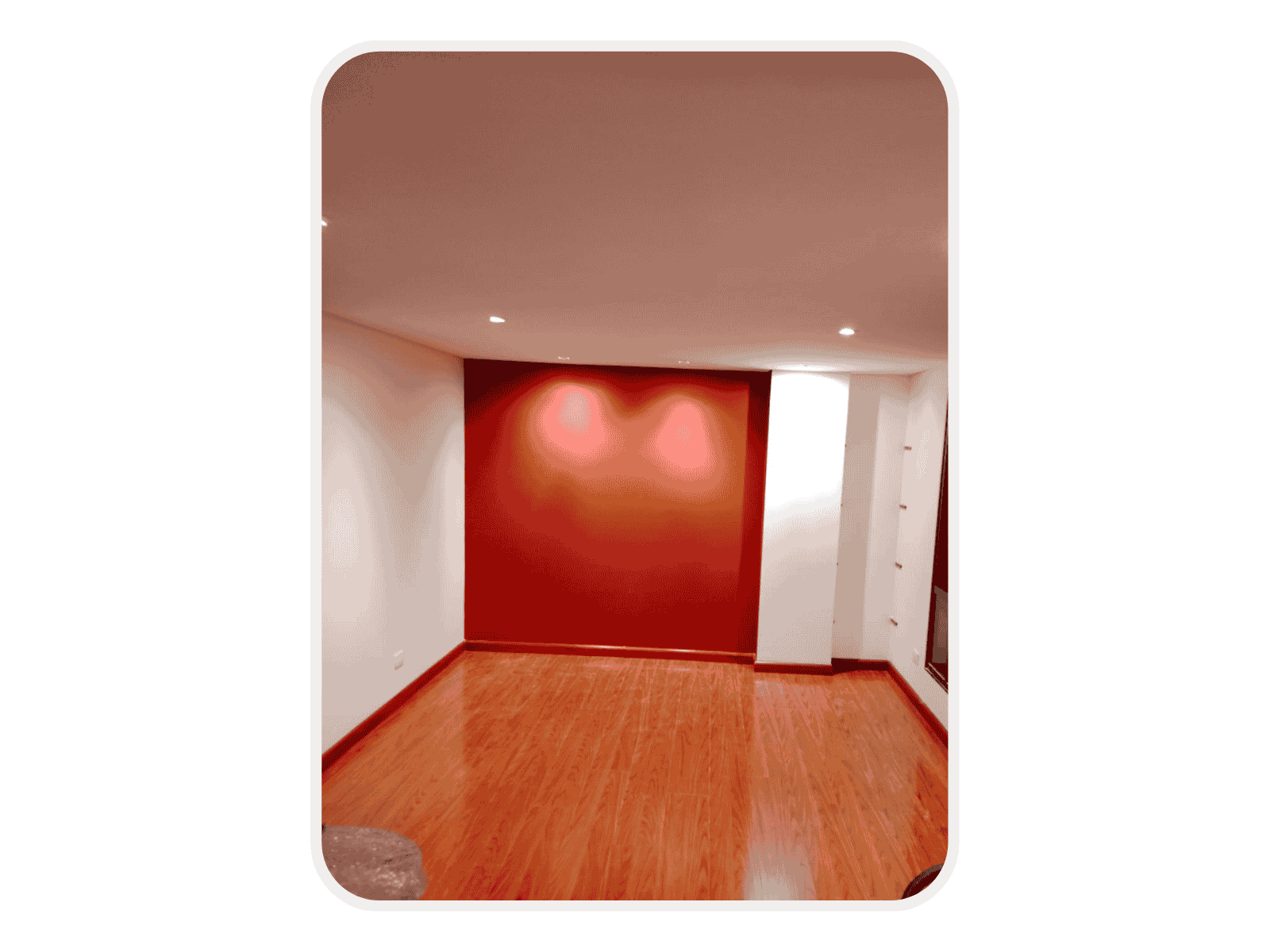 Pared iluminada