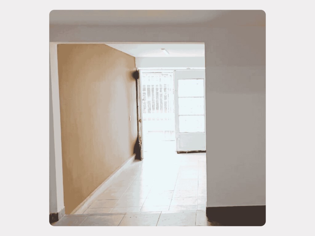 Pared remodelada, pintada