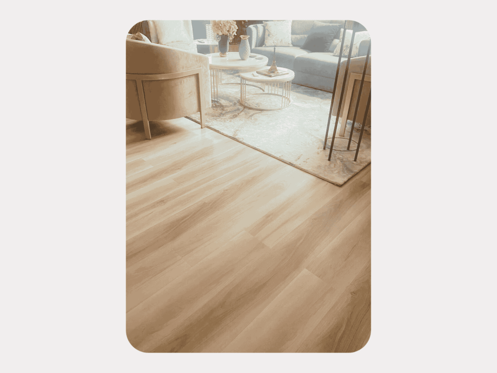 Piso laminado sala