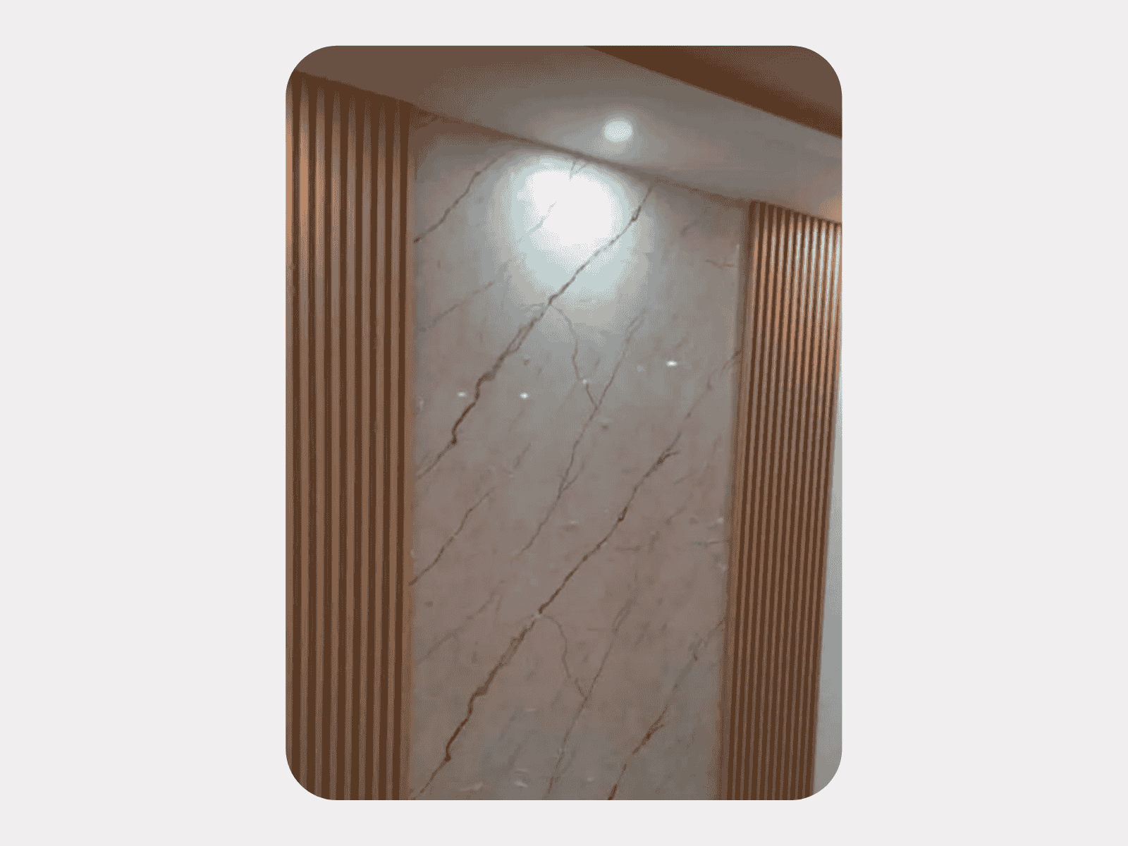 Panel pvc, tipo marmol pared